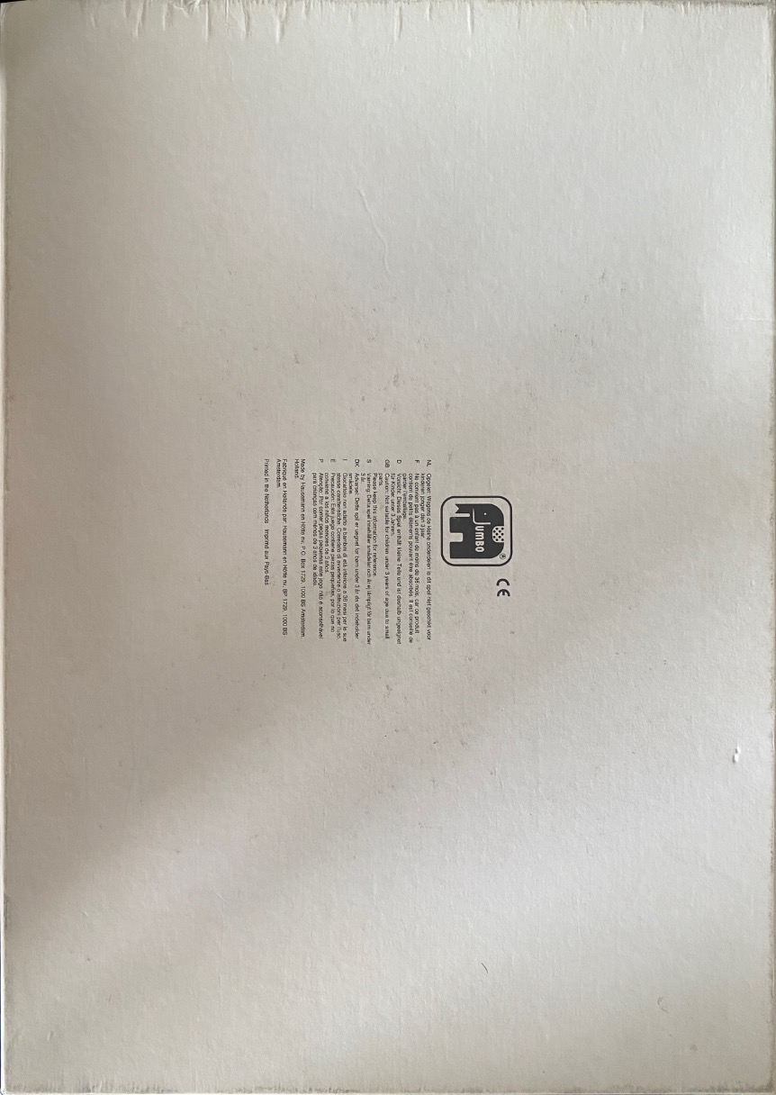 A blank white surface containing only small black text and a logo in the bottom center.