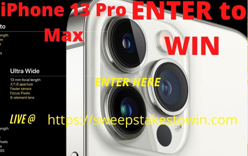 iPhone 13 Pro Max give away