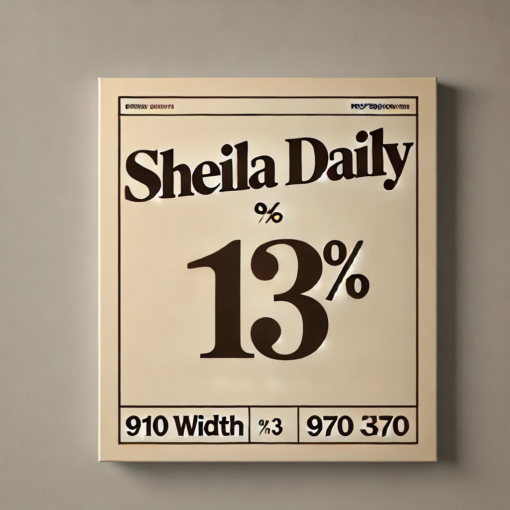 SHEIla DAILY % 13%