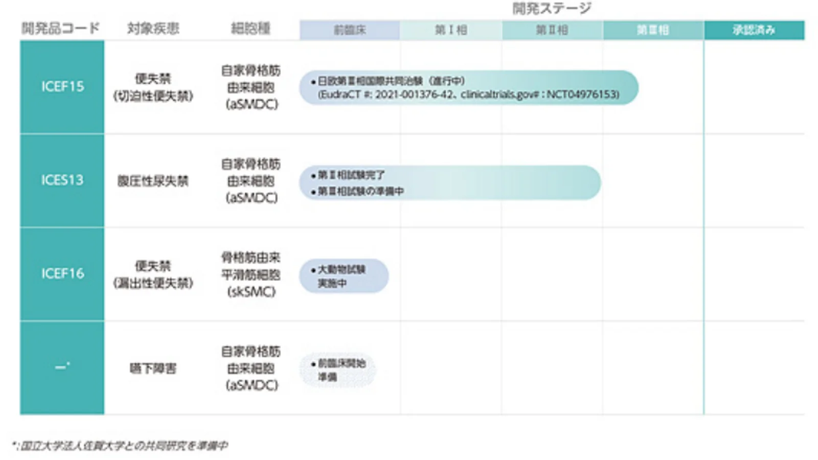 事業パイプライン図（有価証券届出書より引用）