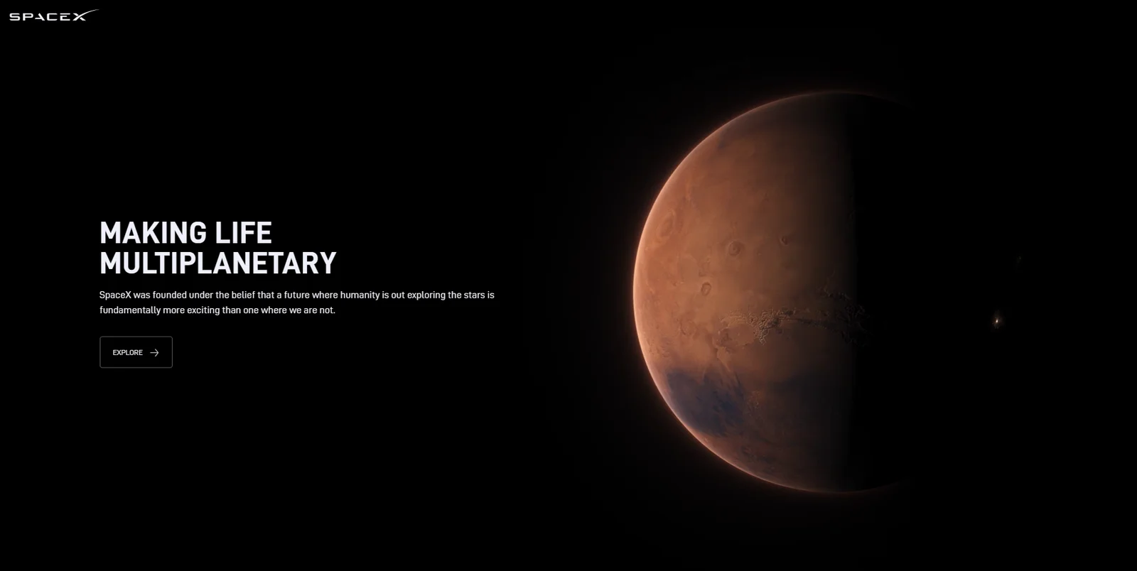 SpaceXのHPより