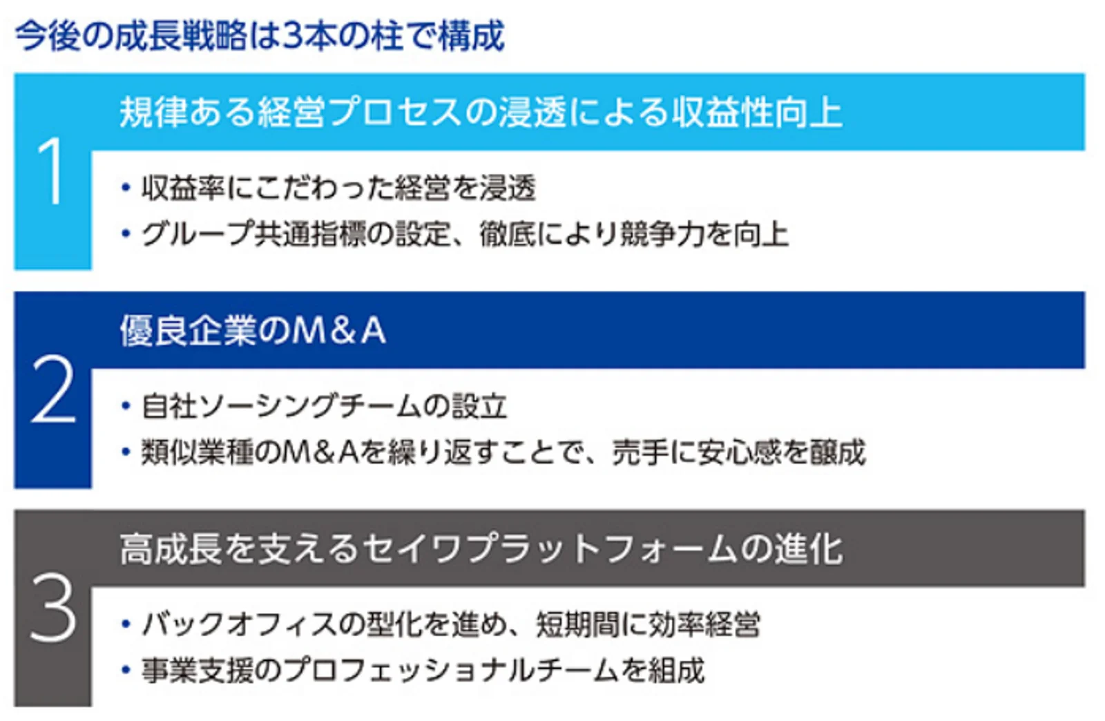 成長戦略（同社届出書より）