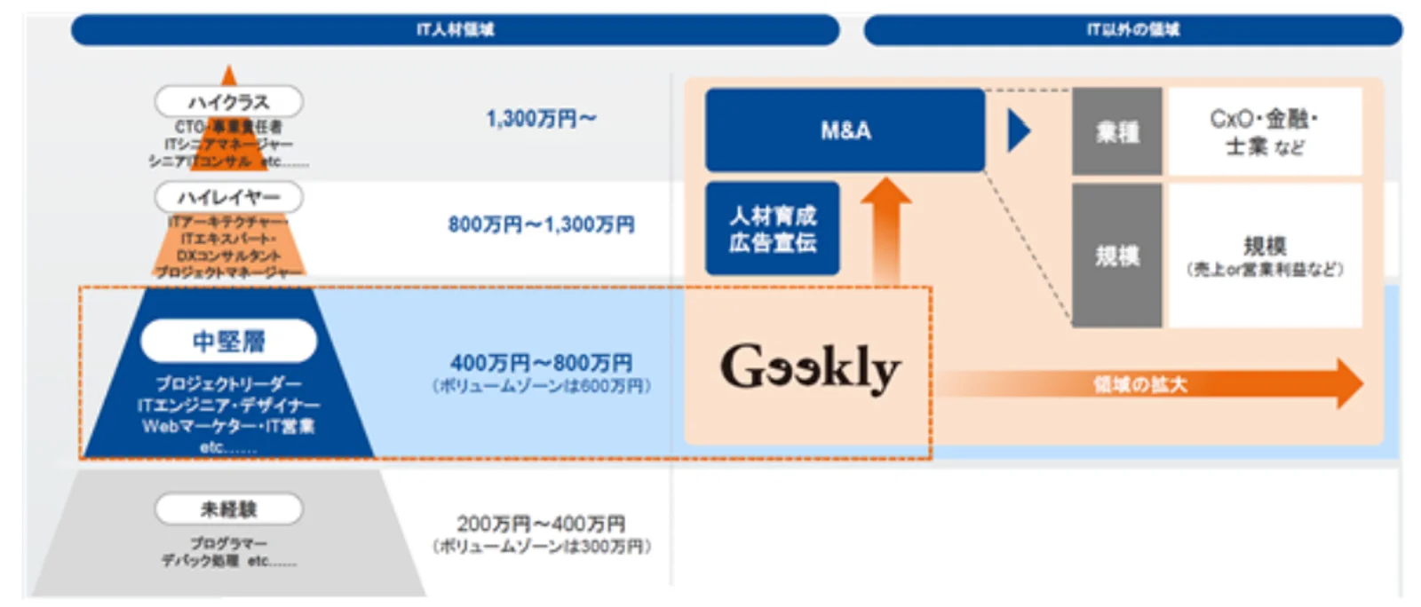 成長戦略の想定図（有価証券届出書より引用）