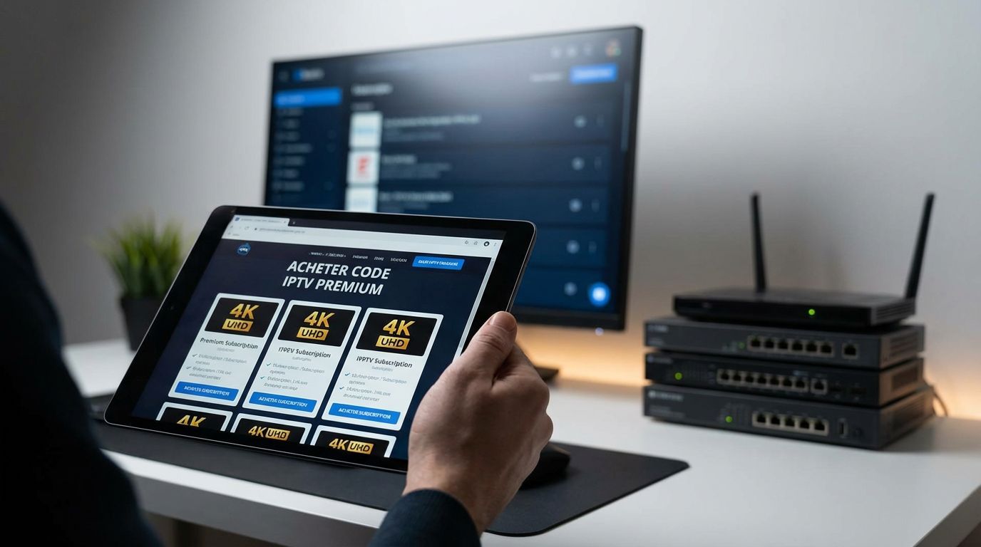 Architecture Réseau pour Acheter Code IPTV Premium