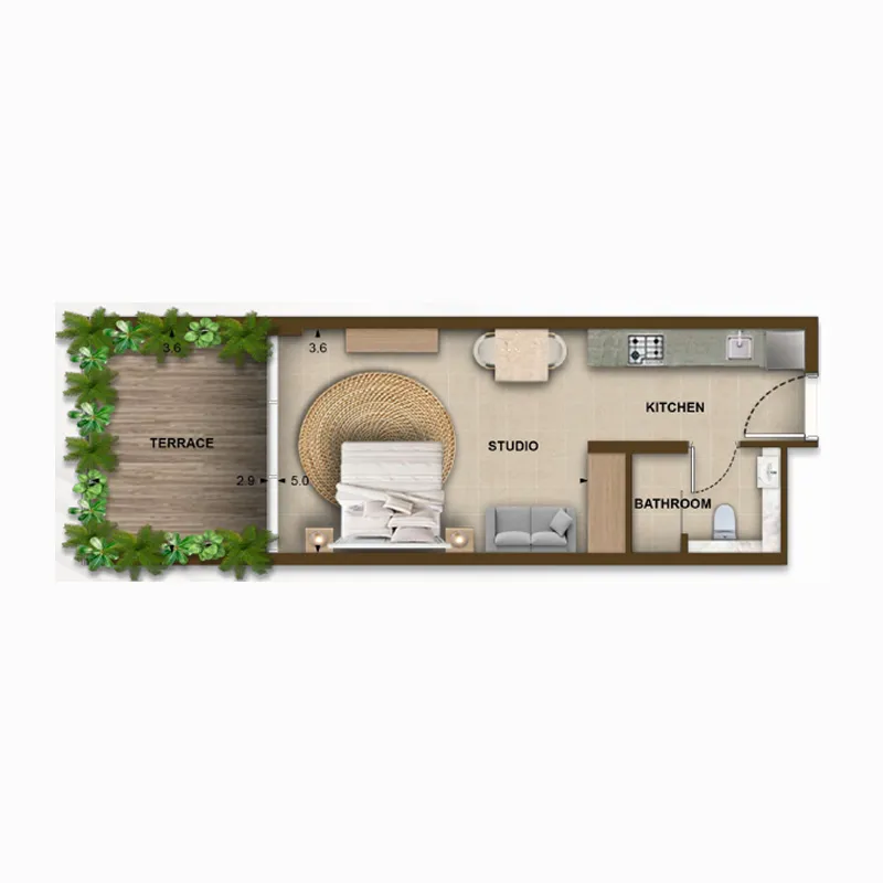 Планировка Studio