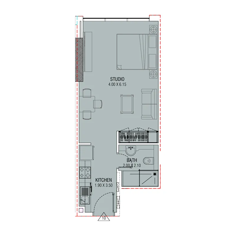 Планировка Studio