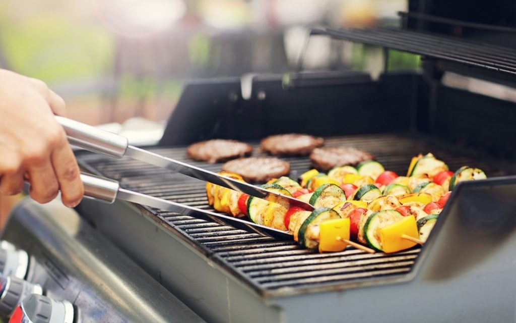 Caravan Barbeque Area