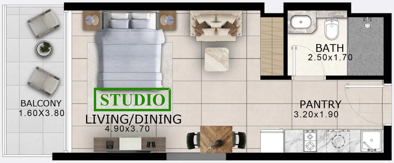 Планировка Studio