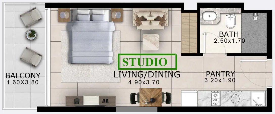 Планировка Studio
