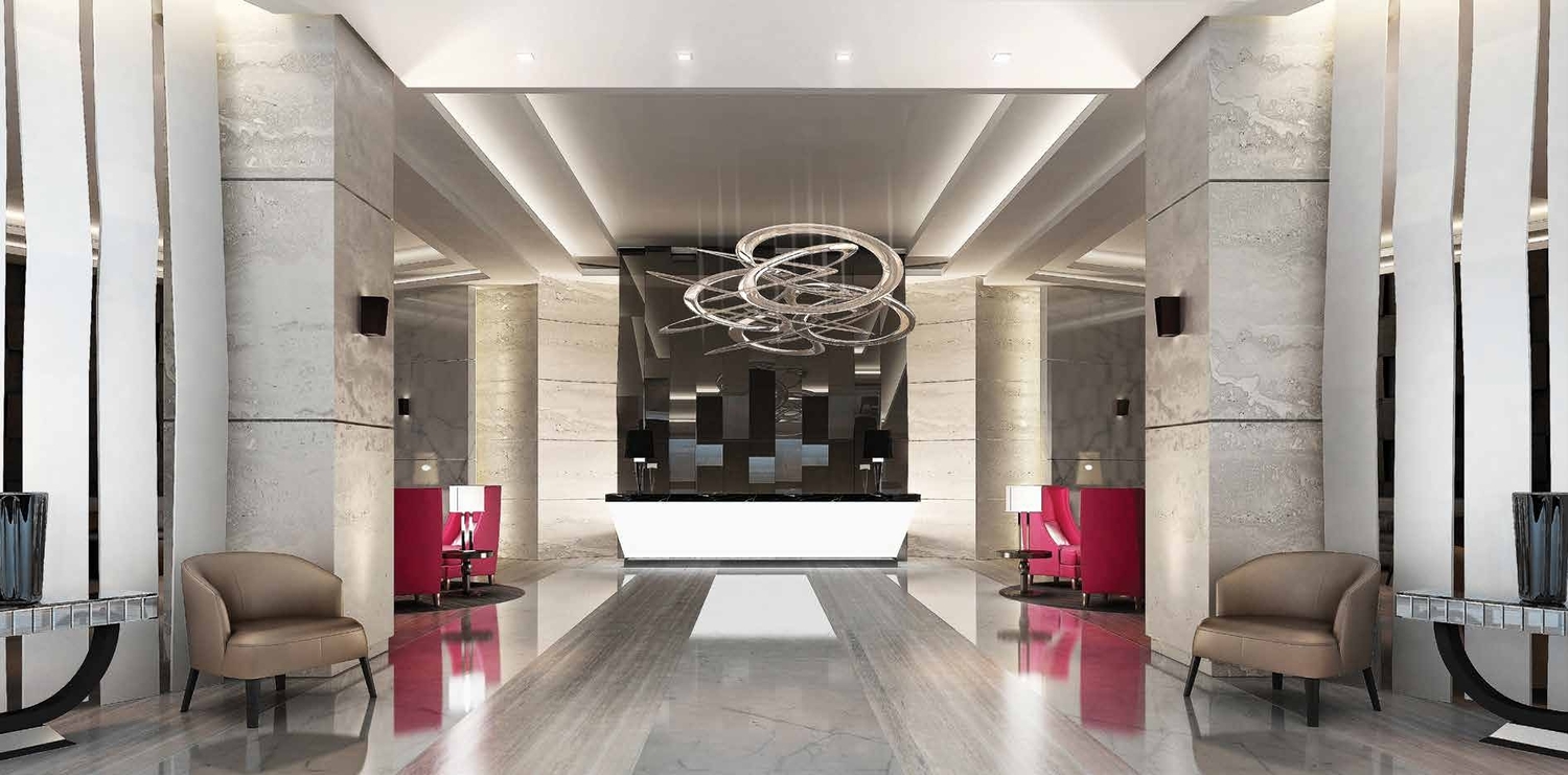 Grand Lobby With Cafe