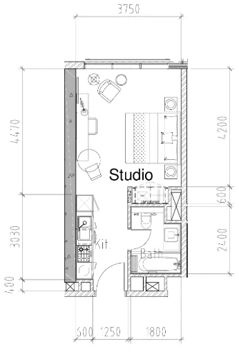 Планировка Studio