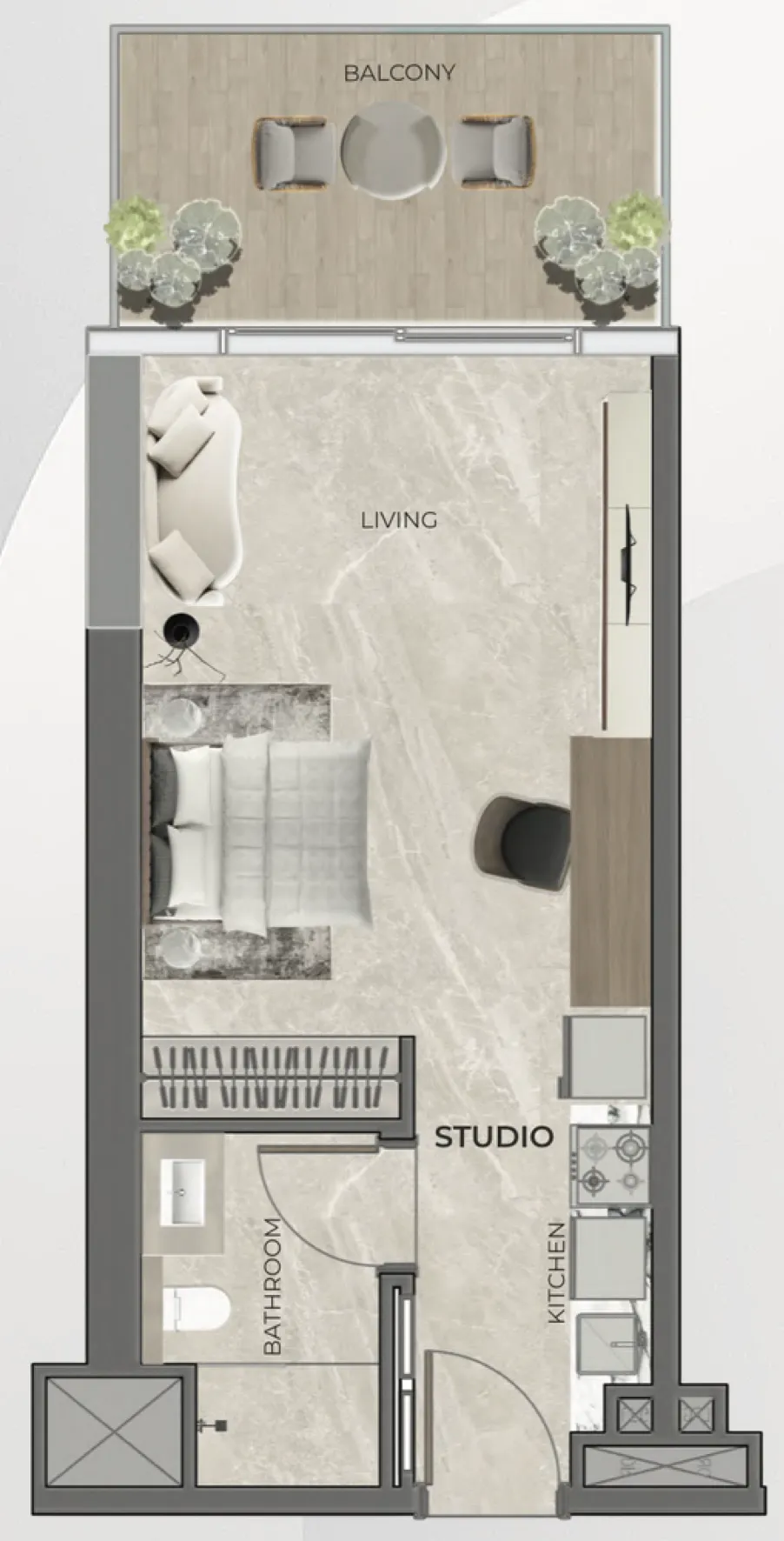Планировка Studio