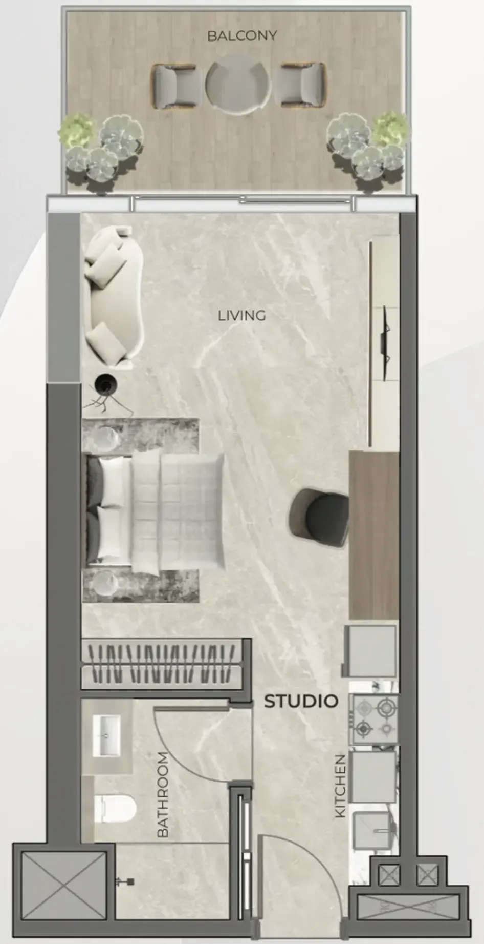 Планировка Studio