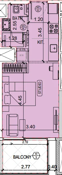 Планировка Studio