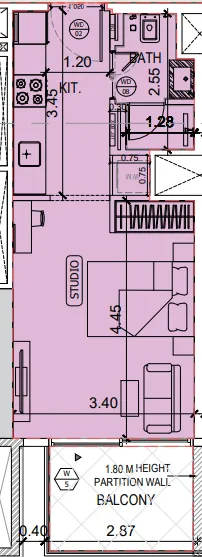 Планировка Studio