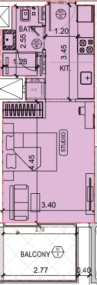 Планировка Studio