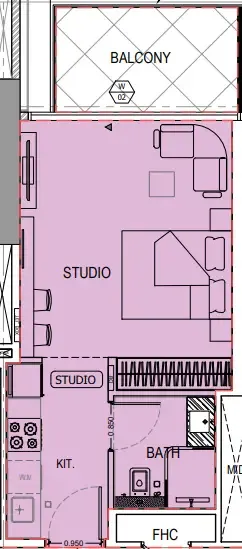 Планировка Studio