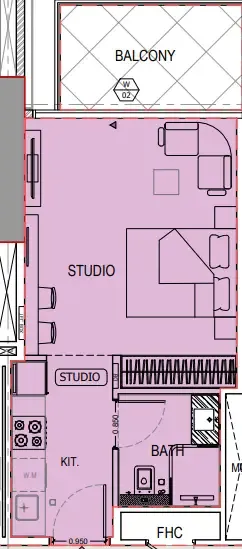 Планировка Studio