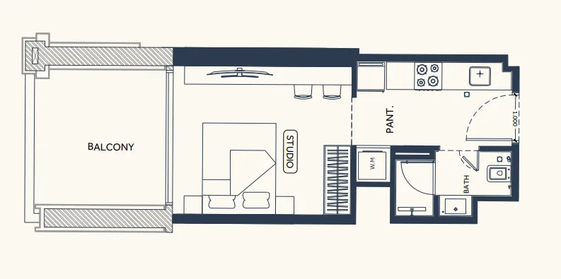 Планировка Studio