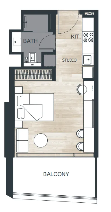 Планировка Studio