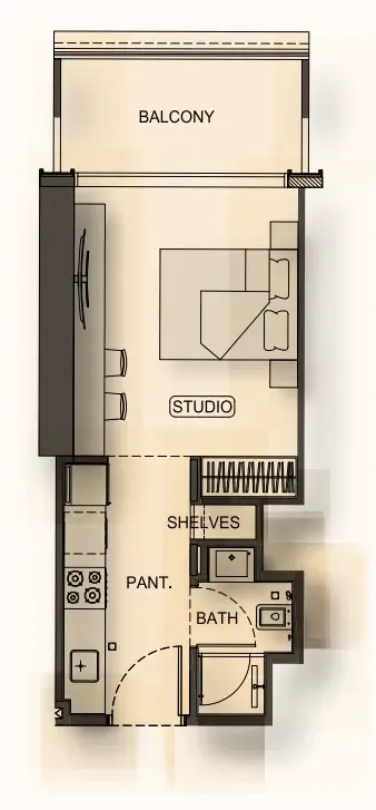 Планировка Studio