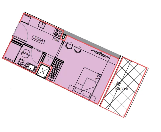 Планировка Studio