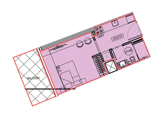 Планировка Studio