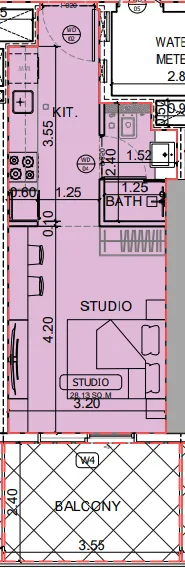 Планировка Studio