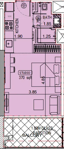 Планировка Studio