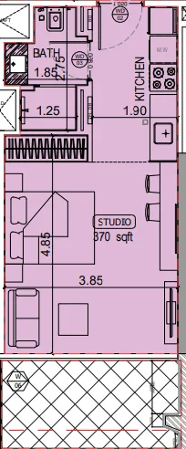 Планировка Studio