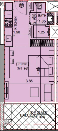 Планировка Studio