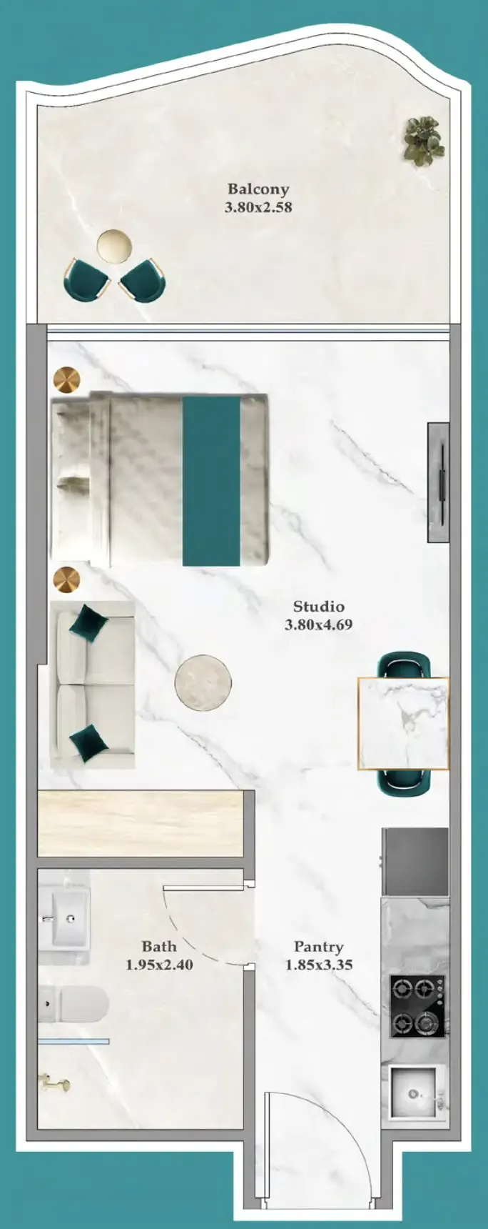 Планировка Studio