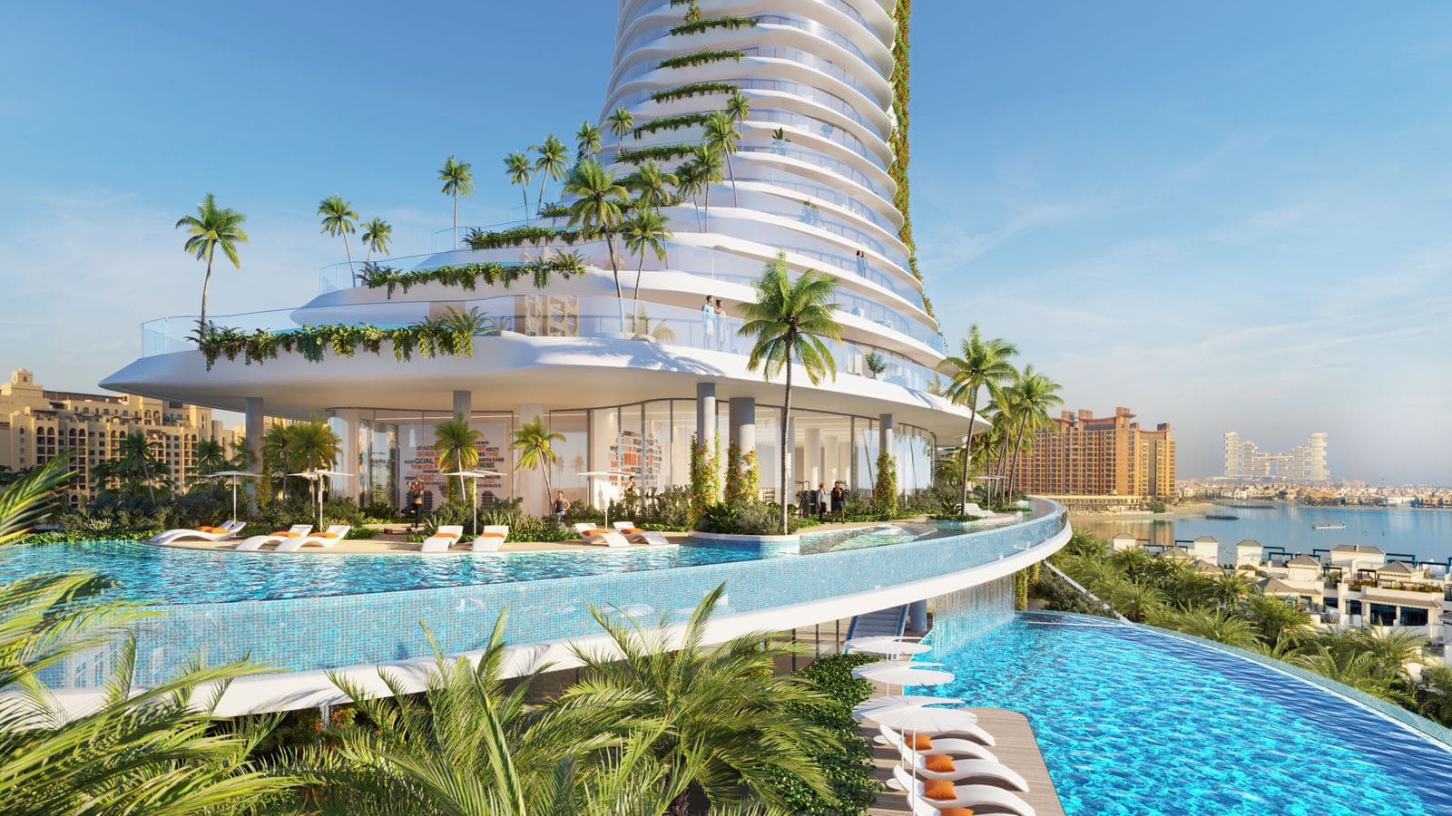 Private Sandy Beach Pool Located At The Podium Level