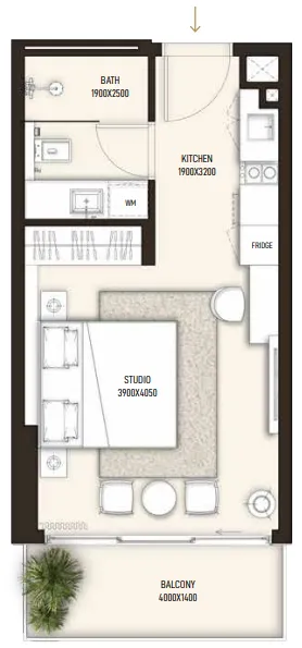 Планировка Studio