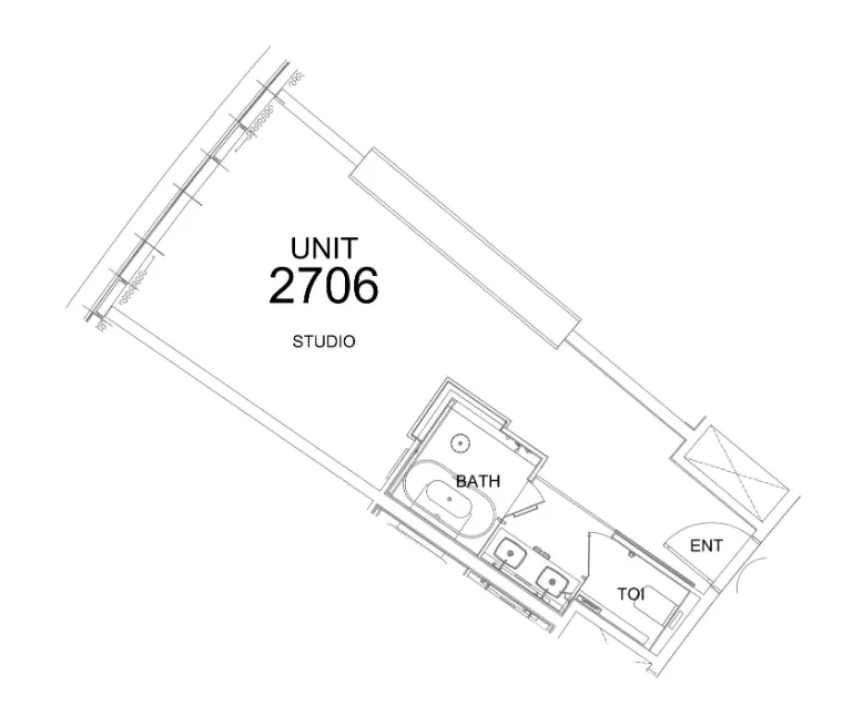 Планировка Studio