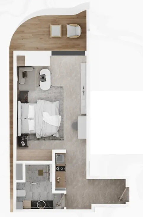 Планировка Studio