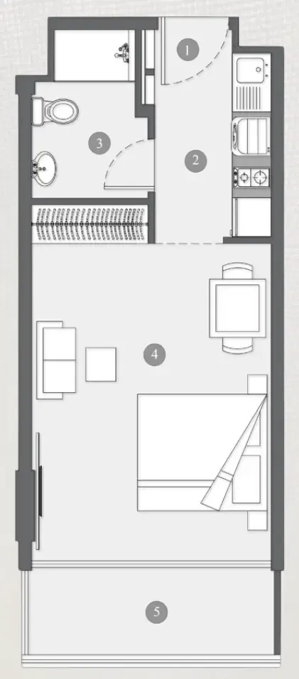 Планировка Studio