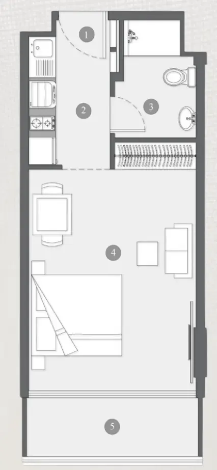 Планировка Studio