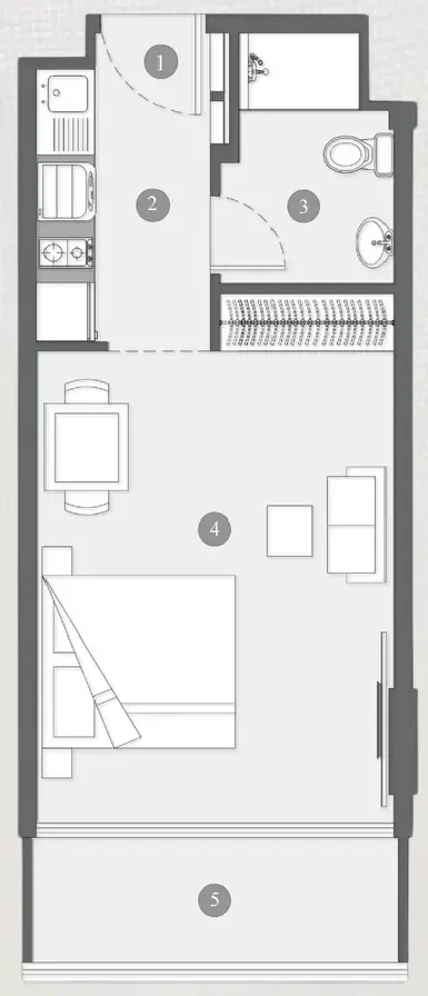 Планировка Studio