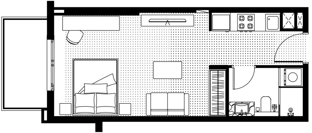 Планировка Studio
