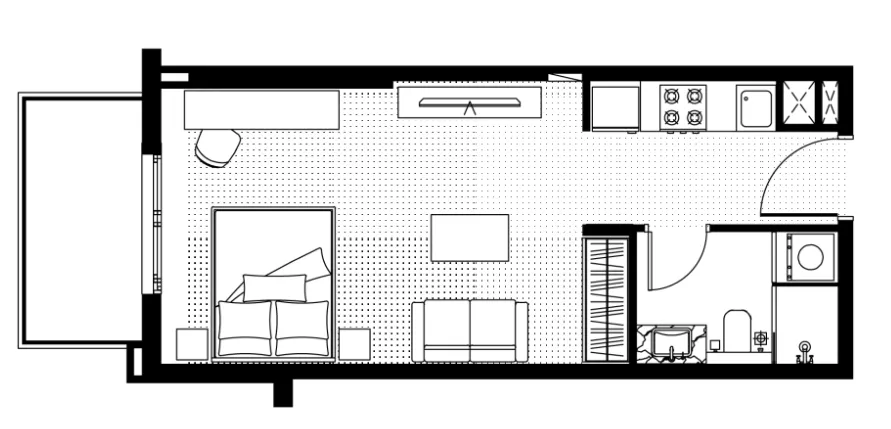 Планировка Studio