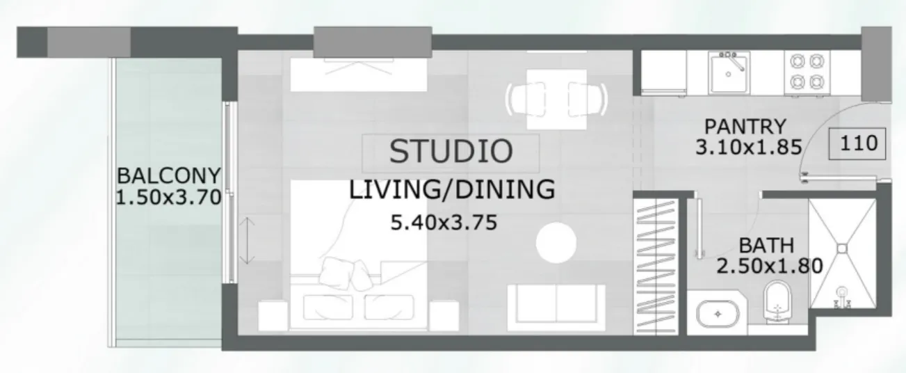 Планировка Studio