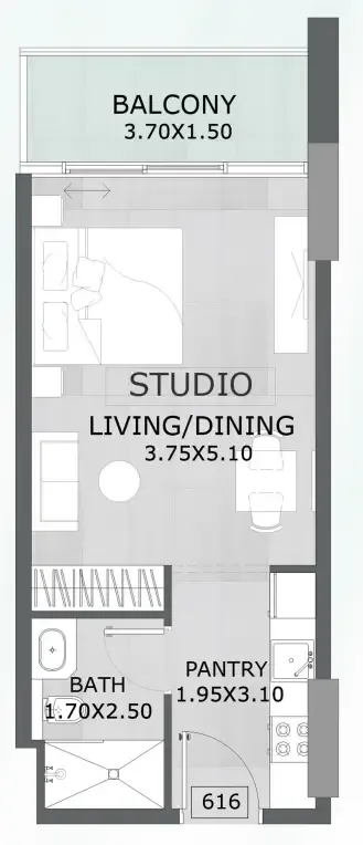 Планировка Studio
