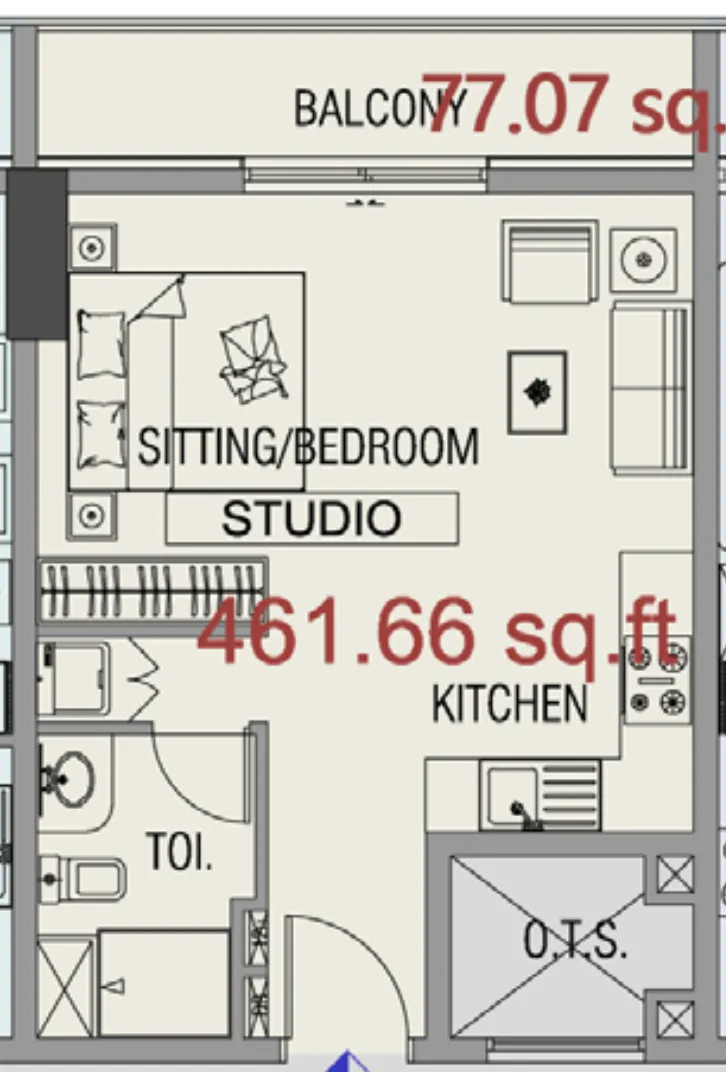 Планировка Studio