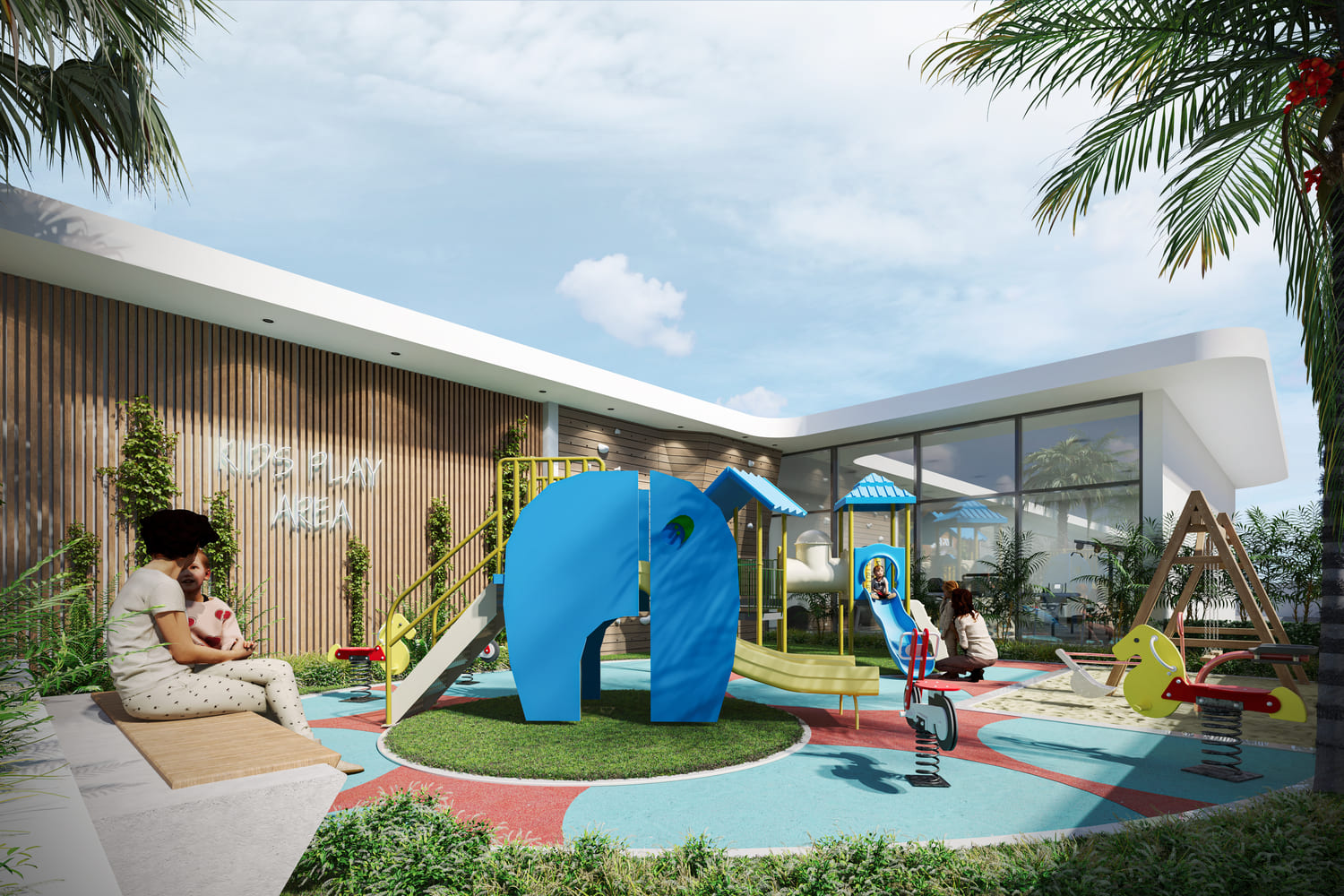 Outdoor Kids Play Area