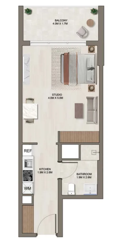 Планировка Studio