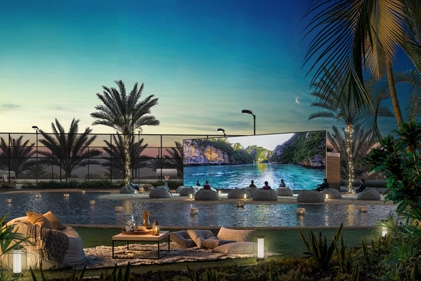 Outdoor Beach Cinema