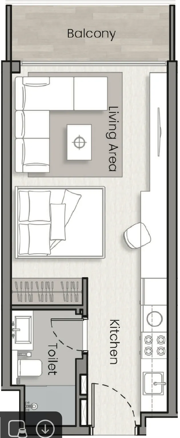 Планировка Studio