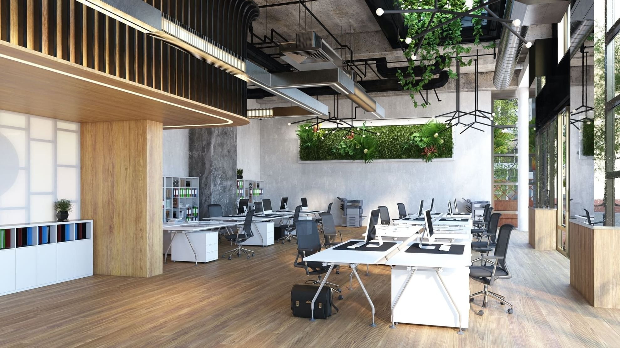 Coworking Spaces & Library