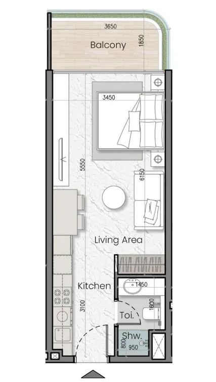 Планировка Studio
